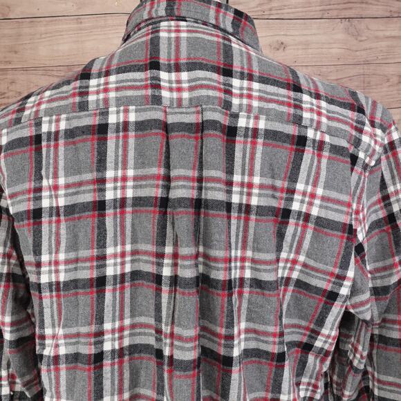 ST JOHN'S BAY SUPER SOFT FLANNEL BUTTON DOWN SHIRT MENS SIZE L LARGE - Picture 5 of 6